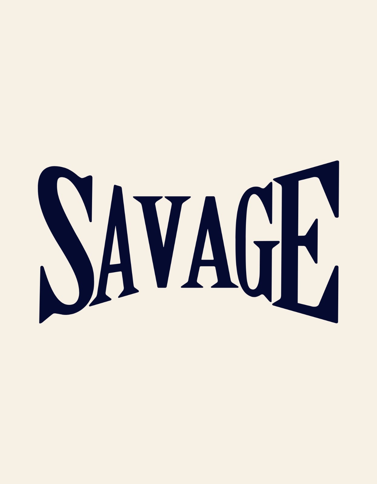 SAVAGE Bold Statement T-Shirt
